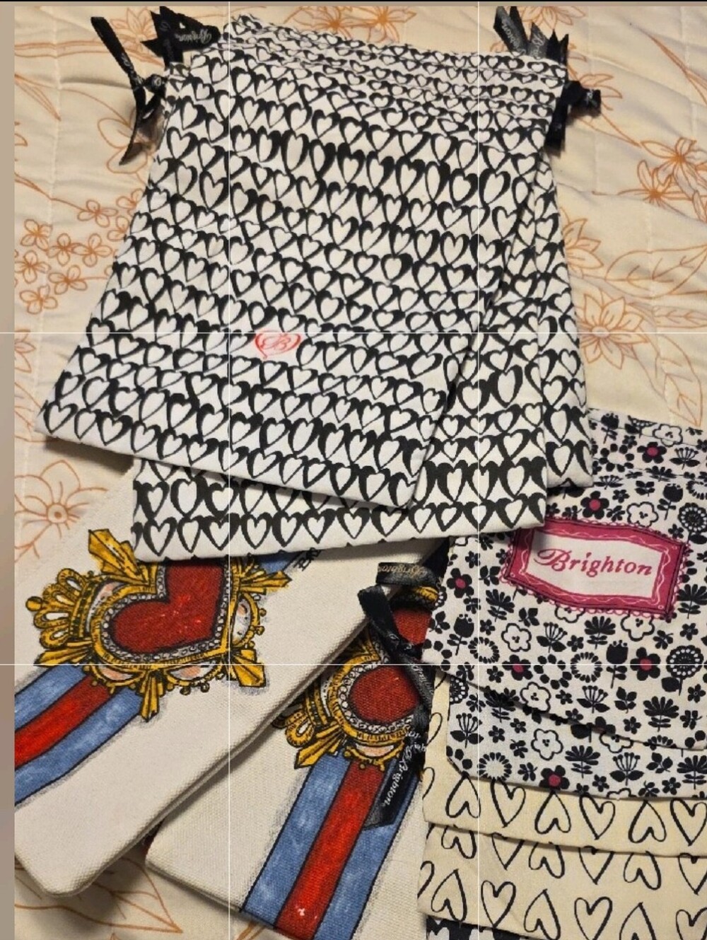 Pack Of 10 ItemsBrighton Canvas Wristlet with